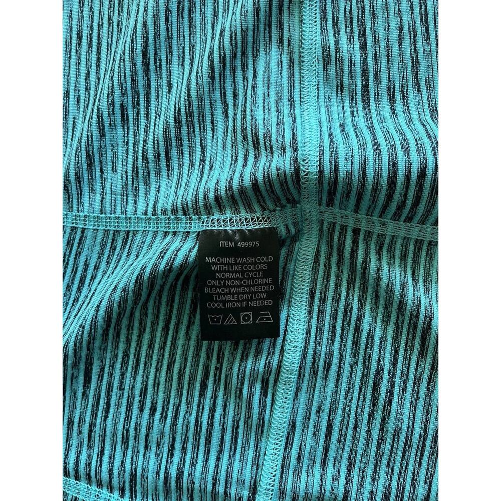 Lukka Jacket Teal Blue Striped Zip Up Hoodie Lightweight Womens Size M - Picture 14 of 15